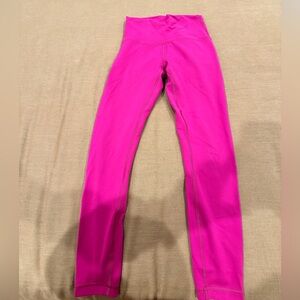 Hot pink Lululemon leggings